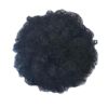 Afro Puff Drawstring Hair Bun Extension Short Synthetic Ponytail Clip On Kinky Drawstring Curly Hair Piece,Black