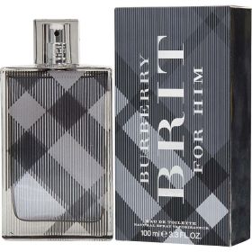 Burberry Brit Eau de Toilette, Cologne for Men, 3.3 Oz Full Size