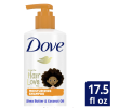 Dove Kids Care Hair Love Shampoo;  Infused with Coconut Oil and Shea Butter for Coils;  Curls;  and Waves;  17.5 oz