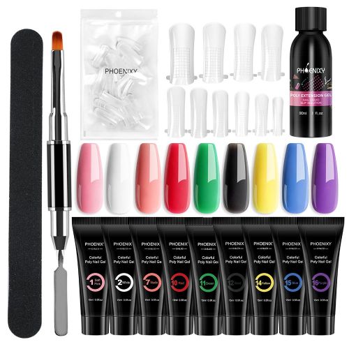 Manicure Set Poly Extension Nail Kit Gel Nails Complete Kit Gel For Extension Semi Permanent UV Varnish Kit Nail Tools Sets Manicure Set Poly Extension Nail Kit Gel Nails Complete Kit Gel For Extension Semi Permanent UV Varnish Kit Nail Tools Sets