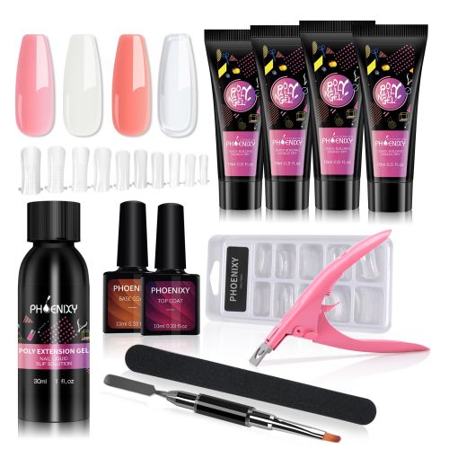 Manicure Set Poly Extension Nail Kit Gel Nails Complete Kit Gel For Extension Semi Permanent UV Varnish Kit Nail Tools Sets Manicure Set Poly Extension Nail Kit Gel Nails Complete Kit Gel For Extension Semi Permanent UV Varnish Kit Nail Tools Sets