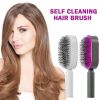 Women Fashion 3D Hair Growth Comb Hairbrush Self-Cleaning Hair Brush Self Cleaning Hair Brush For Women Massage Scalp Promote Blood Circulation Anti H