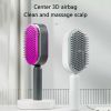 Women Fashion 3D Hair Growth Comb Hairbrush Self-Cleaning Hair Brush Self Cleaning Hair Brush For Women Massage Scalp Promote Blood Circulation Anti H