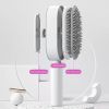 Women Fashion 3D Hair Growth Comb Hairbrush Self-Cleaning Hair Brush Self Cleaning Hair Brush For Women Massage Scalp Promote Blood Circulation Anti H